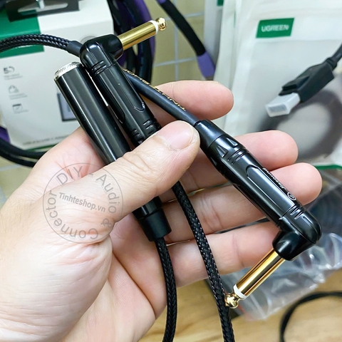 Cáp 6 ly chia 1 đầu đực 1 đầu cái - 6.5 audio cable split 1 male to 1 female 1 male