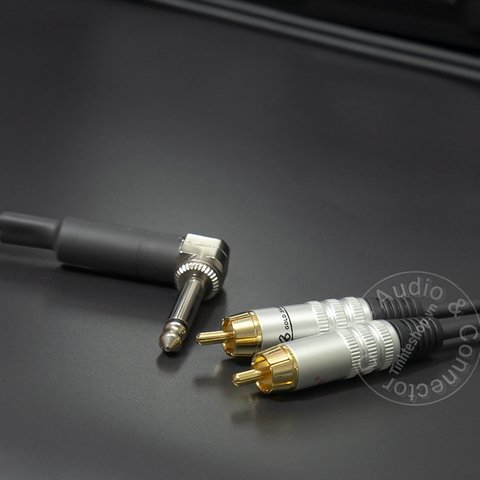 Dây 6ly ra AV DIY 0.5 đến 10 mét - 6.5mm mono to 2 RCA cable