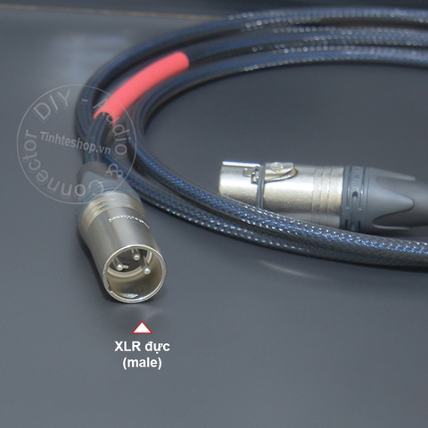 Dây canon AES EBU 110 Ohm đực sang cái dùng cho DAC - DIY XLR AES/EBU digital audio cable