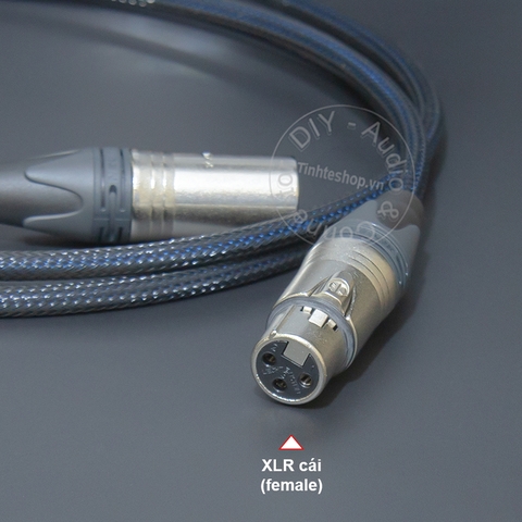 Dây canon AES EBU 110 Ohm đực sang cái dùng cho DAC - DIY XLR AES/EBU digital audio cable