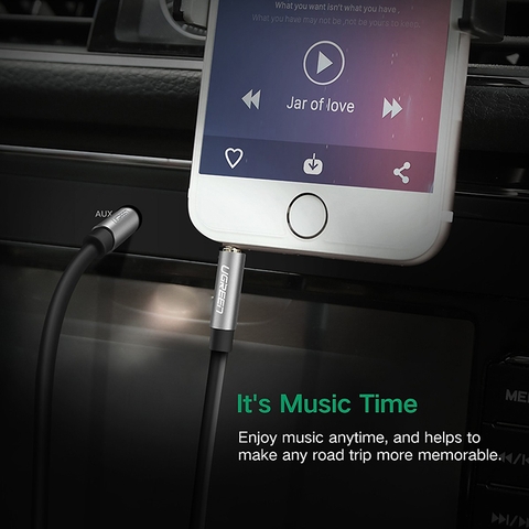 Cáp audio 3.5mm AUX stereo - Dây âm thanh 2 đầu 3.5mm stereo 0.5M 1M 1.5M 2M 3M 5M Ugreen AV119