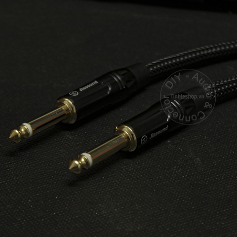 Cáp audio 2 đầu 6.35mm mono OFC 4N - Dây âm thanh 6.5mm cho Đàn Đàn guitar 1M 1.5M 2M 3M