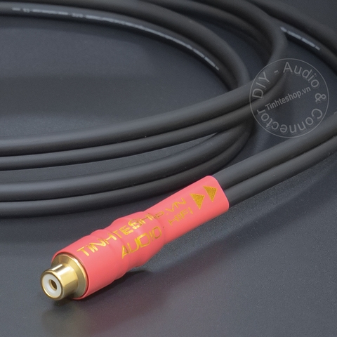 Cáp chia hoa sen 1 ra 2 DIY 0.2 đến 3 mét - RCA female to 2 RCA male cable