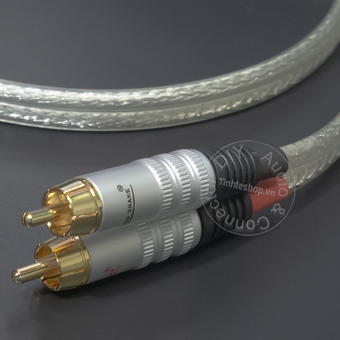 Cặp cáp 6.5mm sang hoa sen AV DIY 0.5M đến 5M - 6.5mm to RCA cable