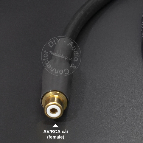 Cáp BNC sang hoa sen AV DIY 0.2M đến 5M - BNC male to RCA female cable