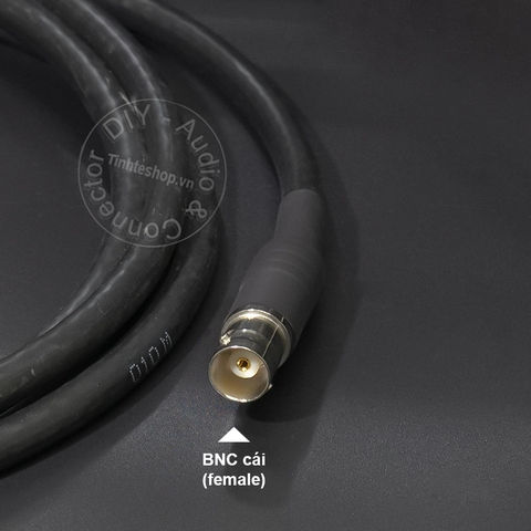 Cáp BNC cái sang AV cái DIY 0.2M đến 5M - BNC female to RCA female cable