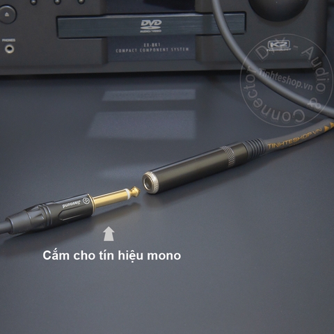 Cáp 6.5 ra canon DIY 0.2 đến 5 mét - 6.5mm female to XLR female cable