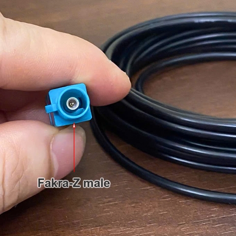 Dây Fakra Z đực cái kết nối GPS Anten wifi - FAKRA Type F Male to Female Extension Cable