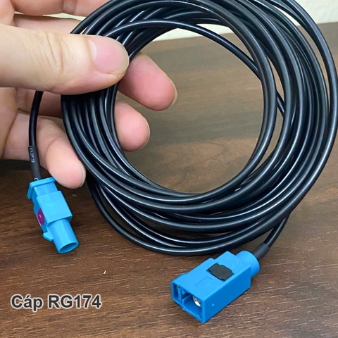 Dây Fakra Z đực cái kết nối GPS Anten wifi - FAKRA Type F Male to Female Extension Cable