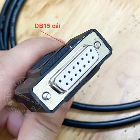 Dây RS232 15 chân sang 9 chân - Customize DB9 pin female to DB15 female 2 row cable