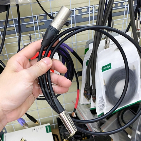 Dây DIN 5 sang canon đực - XLR 3-Pin Male to DIN 5-Pin Male Adapter