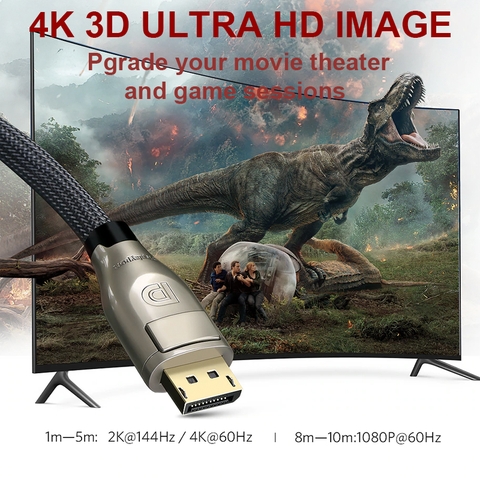 Cáp Displayport 4K60Hz 2K 144Hz Ugreen DP107 - Displayport to Displayport cable 4K 3D 1M 1.5M 2M 3M 5M