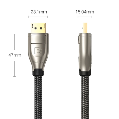 Cáp Displayport 1.4 8K 60Hz Ugreen DP112 - Displayport to Displayport cable 8K 3D 8K@60Hz 2K@165Hz 4K@144HZ 1M 2M 3M