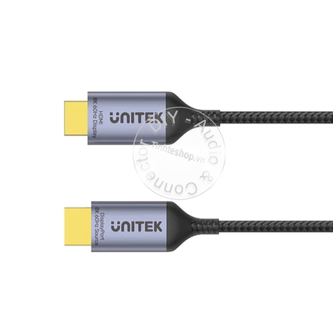 Dây Displayport sang HDMI 8K 60Hz 1.8 mét Unitek V1610A - DP V1.4 to HD 8K signal cable