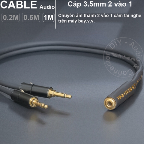 Jack cắm tai nghe 3.5mm trên máy bay gold 24K - In-flight headphone jack