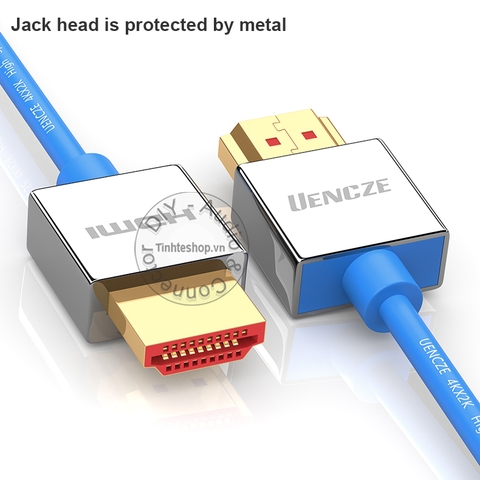 Cáp HDMI 2.0 4K siêu mỏng UENCZE 0.5M 1M 1.5M 2M 3M 5M - Ultra thin HDMI cable V2.0 support 4K