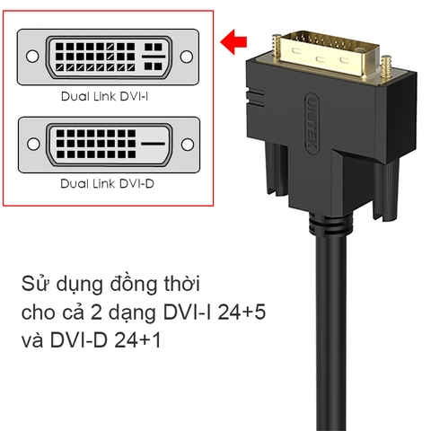 Cáp DVI sang HDMI 1080P Unitek 1.5M đến 30M - HDMI to DVI cable full HD 1080P