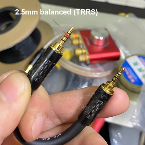 Dây IC 2.5mm balanced lõi đồng 6N mạ bạc