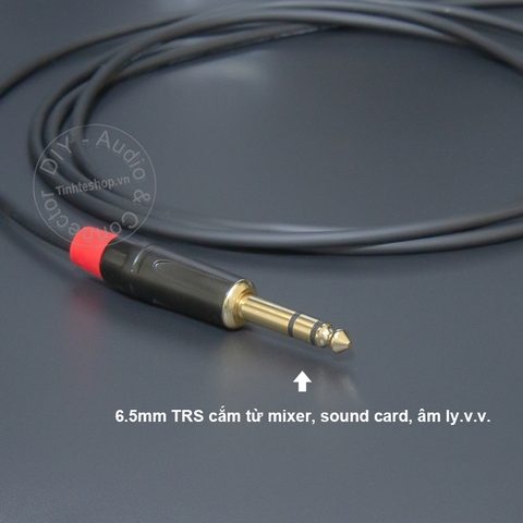 Cáp thu âm phát live stream từ Mixer Sound card Đàn vào Điện thoại Máy tính bảng - Recording and streaming cable from equalizer to Phone Tablet 6.5mm to 3.5mm
