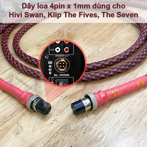 Dây loa HIVI SWAN D300 M200MKIII M100MK2 D1090 Klipsch The Fives Sevens Nines