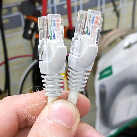 Dây mạng Cat5e bấm sẵn dài 10Cm đến 50Cm cho patch panel