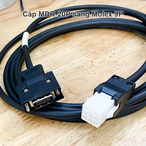 Dây nguồn MDR 20 Pin male to molex 9 Pin