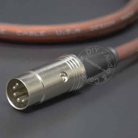 Cáp MIDI 5 sang 2 hoa sen DIY 0.5M đến 5M - MIDI DIN 5 pin male to 2 RCA male cable