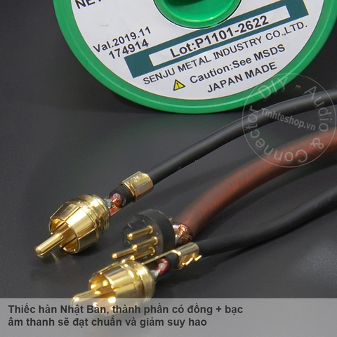 Cáp MIDI 5 sang 2 hoa sen DIY 0.5M đến 5M - MIDI DIN 5 pin male to 2 RCA male cable
