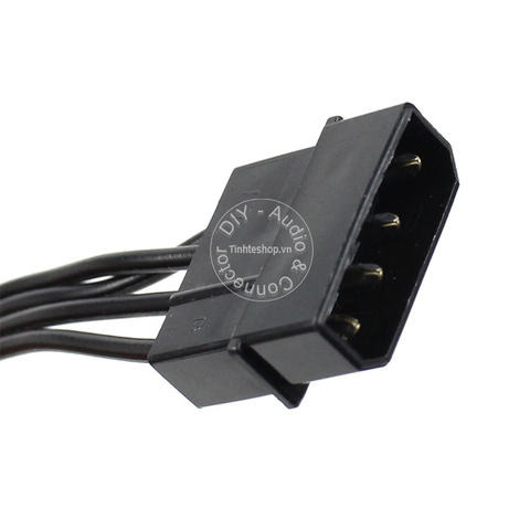 Dây mở rộng molex IDE 4pin đực sang cái - Power cable 4 pin IDE male to 4 pin IDE female 20Cm