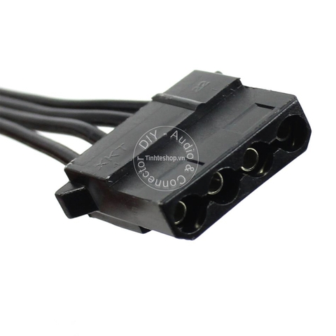Dây mở rộng molex IDE 4pin đực sang cái - Power cable 4 pin IDE male to 4 pin IDE female 20Cm