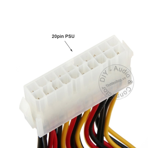 Cáp nguồn 20 pin sang 24 pin ATX 15Cm - 20pin PSU to 24pin mainboard