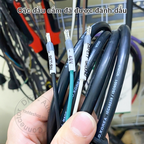 Dây nguồn DC 48V cho HUAWEI MA5608T GPON OLT - Huawei BBU3900 DBS3900 BTS3900 3910 MA5608T Power Cord -48V DC