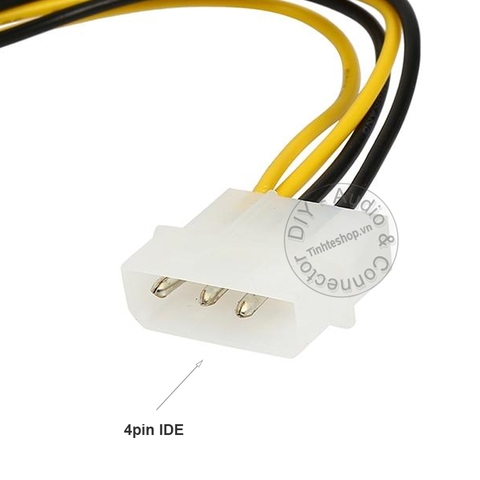 Cáp nguồn 4pin IDE sang 4pin CPU - Molex IDE 4 pin to 4 pin CPU cable