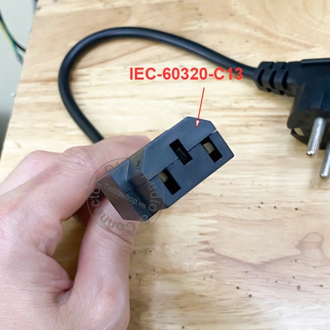 Cáp nguồn đầu C13 ngắn 20Cm đến 80Cm - CEE7/7 to IEC60320 C13 short size power cord