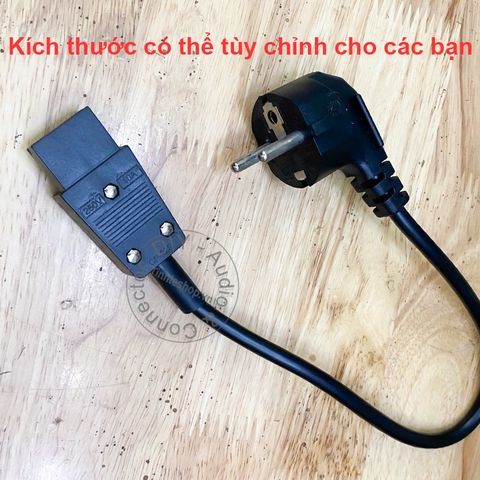 Cáp nguồn đầu C13 ngắn 20Cm đến 80Cm - CEE7/7 to IEC60320 C13 short size power cord