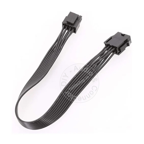 Cáp nguồn 8pin CPU 4+4 nối dài 20Cm - 8 pin male to female CPU power cable