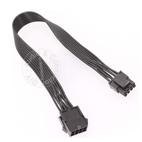 Cáp nguồn 8pin CPU 4+4 nối dài 20Cm - 8 pin male to female CPU power cable