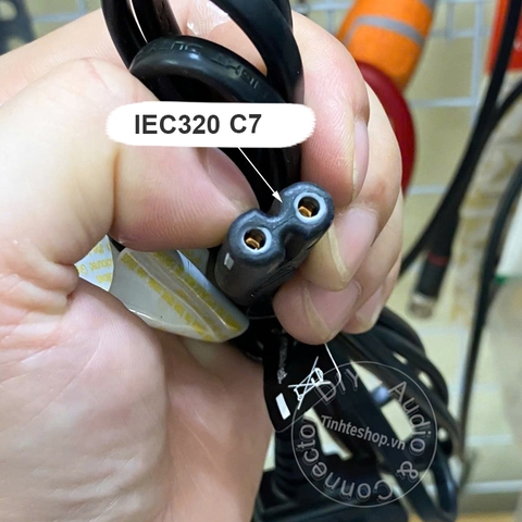 Cáp nguồn C7 phích chuẩn China GB2099 1.6 mét