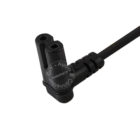 Dây nguồn số 8 1.5 mét 2 đầu bẻ góc - Dây nguồn TV Samsung Sony TCL