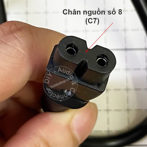 Dây nguồn số 8 DIY 0.5 đến 5 mét - IEC320 to C7 power cable