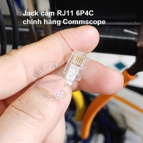 Cáp RJ11 sang RJ45 cắm cho Điện thoại Modem - RJ11 6P4C to RJ45 8P4C cable