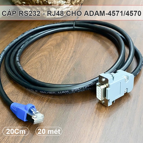 Cáp DB9 cái sang RJ48 10P10C - RS232 Cable with dB9 to RJ45 Rj48 Connector