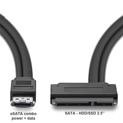 eSATA sang SATA cho HDD 2.5 50Cm - SATA to eSATA cable support HDD 2.5 inches