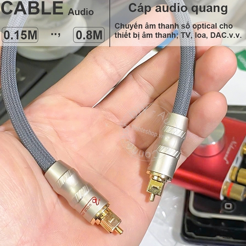 Dây quang âm thanh số S/PDIF ngắn 15Cm đến 80Cm