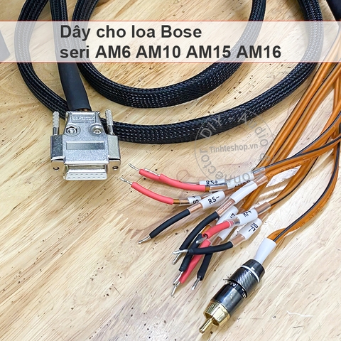 Dây cắm âm ly 5.1 vào Sub bose AM6 AM10 AM15 AM16 - Bose 5.1 channel subwoofer connection cable for Bose Acoustimass 15 Series II & 16 systems.