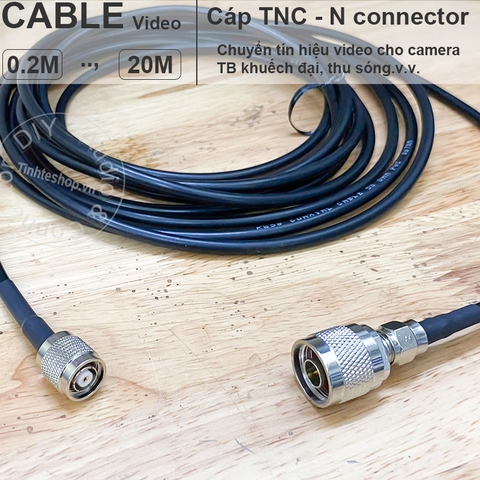 Dây anten TNC cái sang N đực vuông góc - RP-TNC to N connector