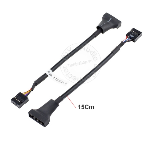 Cáp chuyển USB 3.0 sang USB 2.0 - USB 3.0 20pin to USB 2.0 9pin
