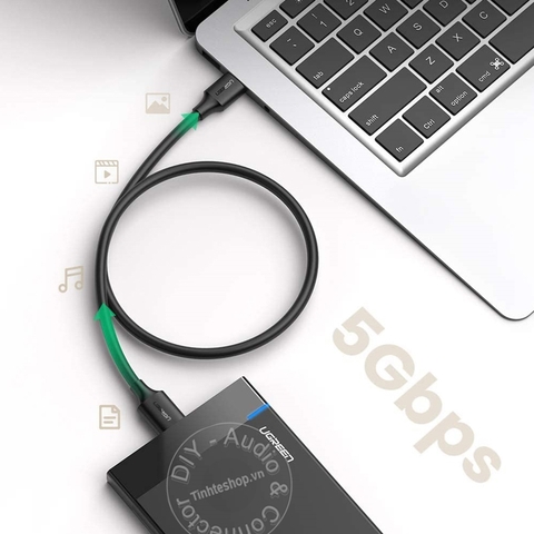 Cáp USB 3.0 AM sang Micro BM Ugreen US130 0.25 đến 3 mét - USB 3.0 type A male to micro B male cable