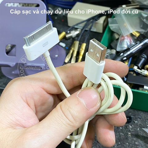 Cáp sạc và dữ liệu cho iPhone 4 S 4s 3G 3GS for iPad 1 2 3 iPod Nano