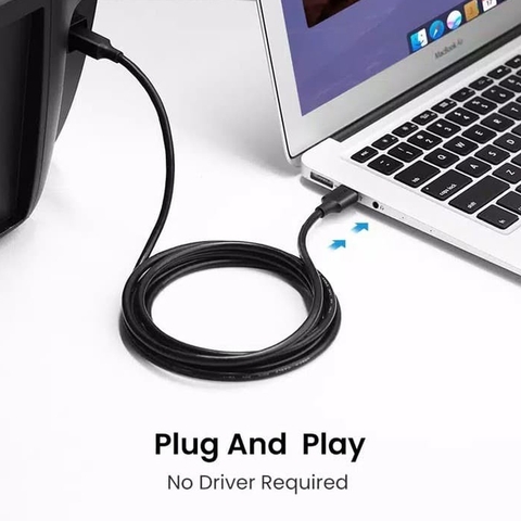 Dây USB máy in 10 đến 15 mét Ugreen US122 - USB 2.0 AM BM cable